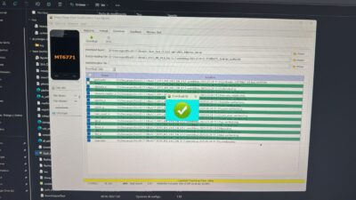 screen for updating firmware